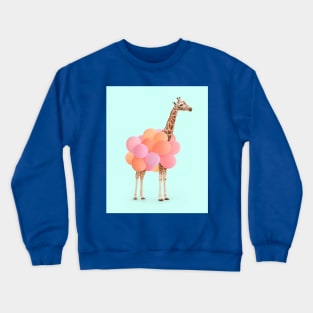 giraffe surrealism Crewneck Sweatshirt